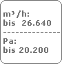 m�/h:
 bis  26.640
 -------------------------
 Pa:
 bis 20.200